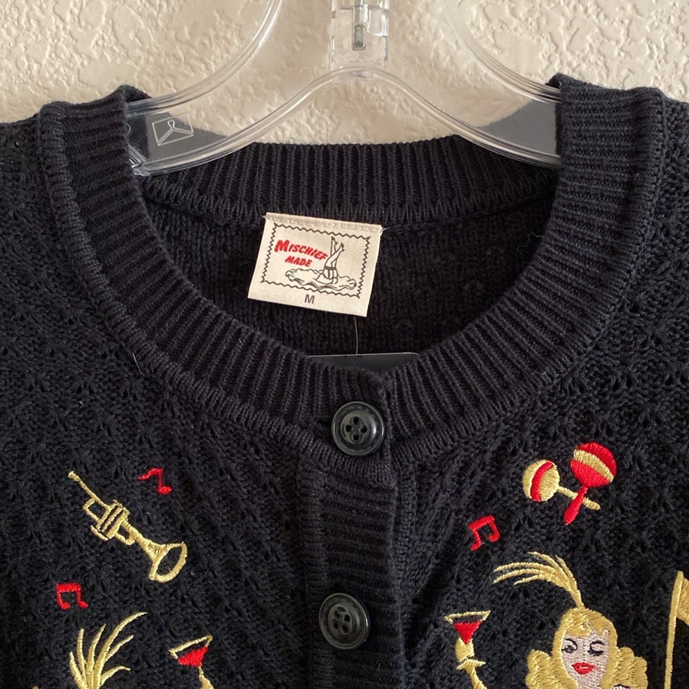 Embroidered Cardigan - Picture 5 of 6
